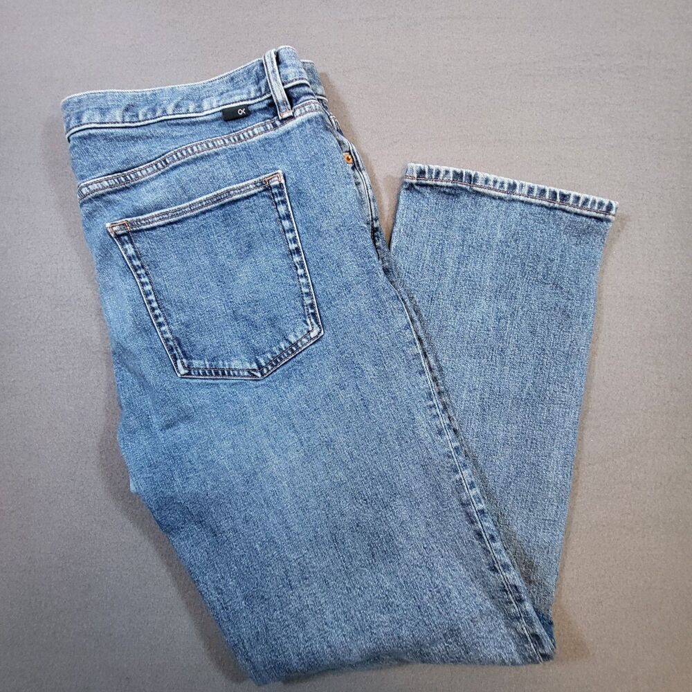 Outerknown SEA Jeans Mens 38x30 (Hemmed) Organic Cotton Straight Leg Medium Wash